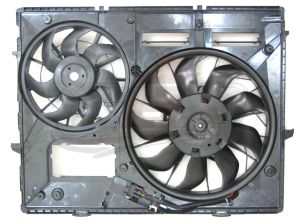 Cooling Fan Assembly Volkswagen Touareg 2004-2009 Dual 4.2L V8/5.0L V10 Tdi Without Towing , VW3115111