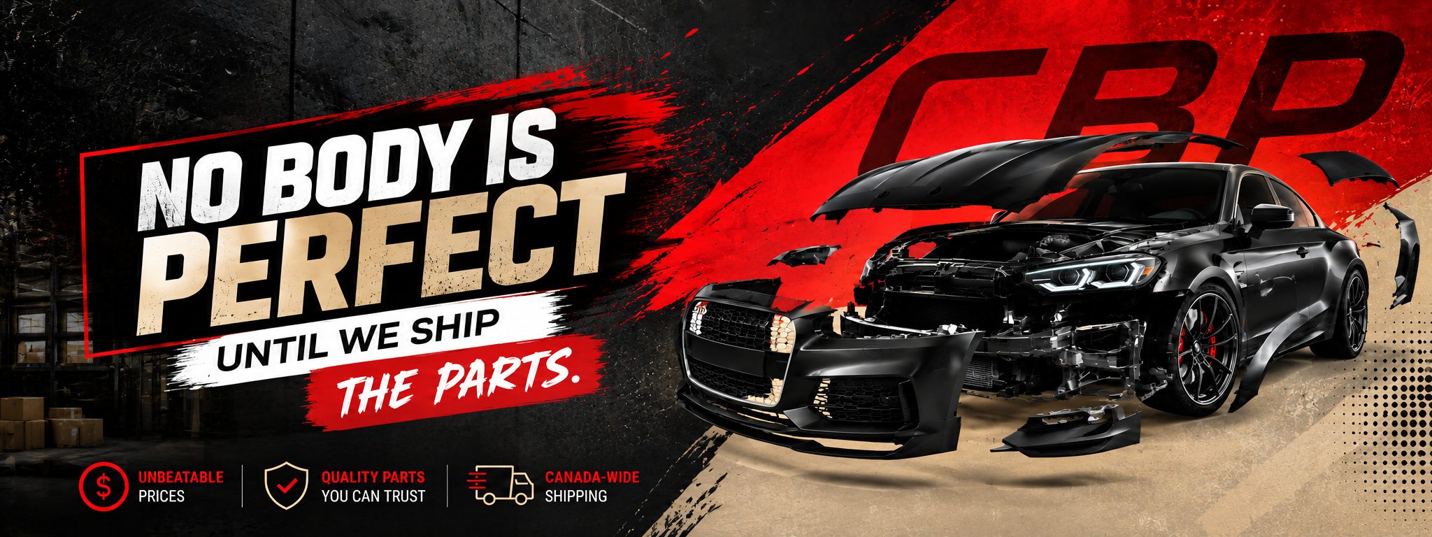 No body is perfect until we ship the parts